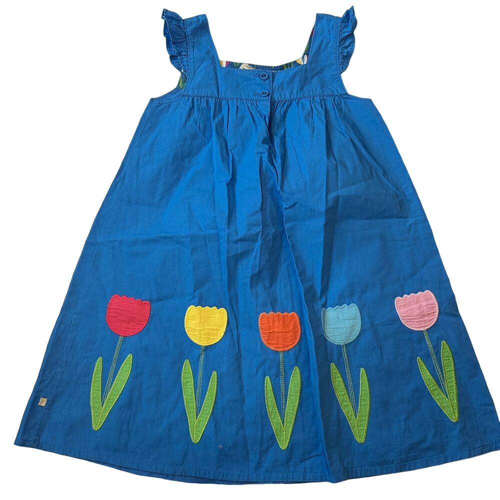 Frugi 100% Organic Cotton Tulip Darcy Dress 8-9Y - Picture 5 of 5